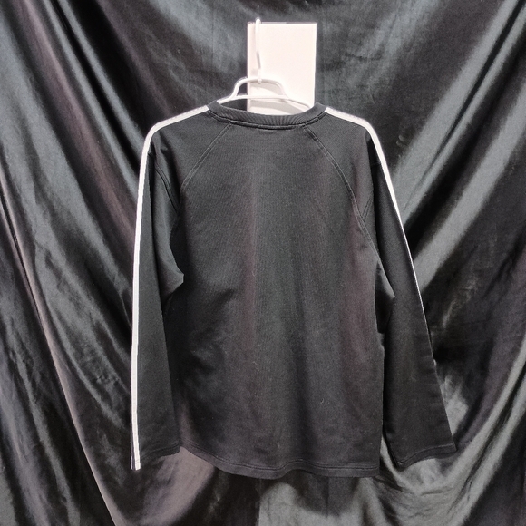 Adidas Black Crewneck with White Accents - Picture 12 of 12